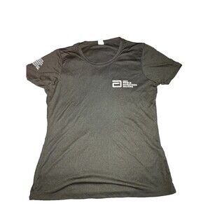 Abbott World Marathon Majors Women’s Performance T-Shirt Black Athletic Top